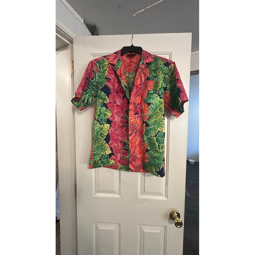 Royal Creations Tropical Leaf Hawaiian Shirt